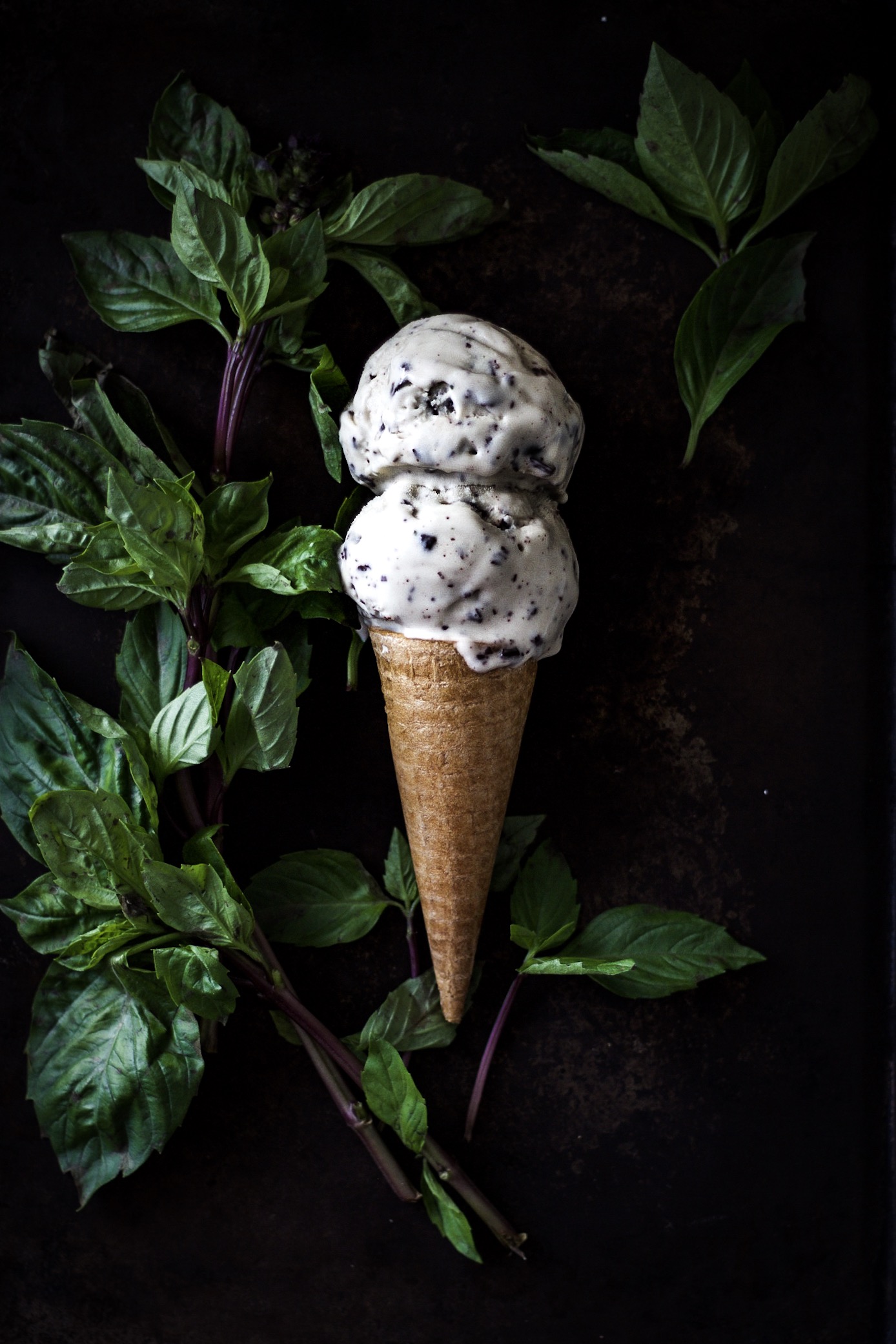 Thai Basil Chocolate Chunk Ice Cream