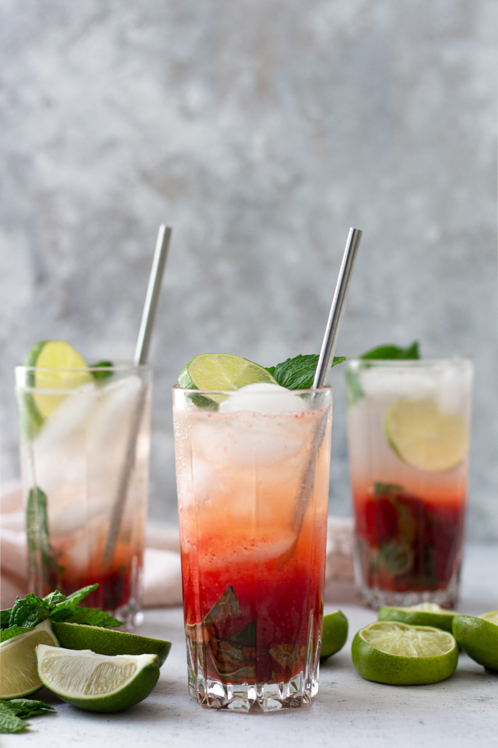 Strawberry Mojito Mocktail